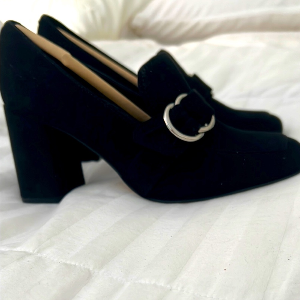 Marc Fisher Suede Buckle Pump-Never Worn!